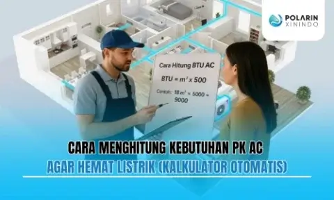 Cara Menghitung Kebutuhan PK AC Agar Hemat Listrik (Kalkulator Otomatis)