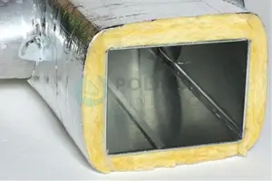 Pemasangan glasswol di allumunium